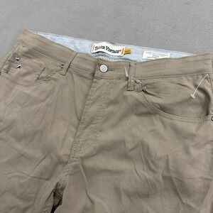 Tailor Vintage Mens 36x30 Performance Tech Pants Khaki Rayon Canaan Slim NEW
